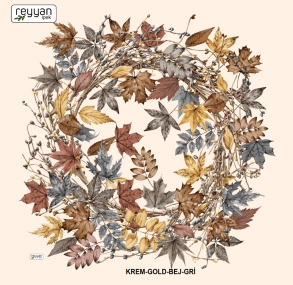 Reyyan İpek Desenli Oyalık Yazma - Desen-06