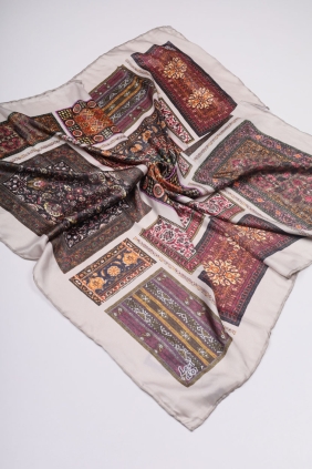 Levidor Desenli Kristal Eşarp - Desen-35