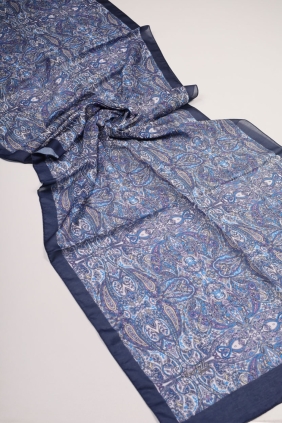 Scarfella Desenli Naturel Şal - Desen-55