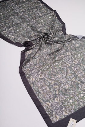 Scarfella Desenli Naturel Şal - Desen-55