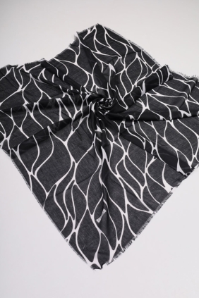 Eyfel Desenli Sökme Tülbent - Desen-04