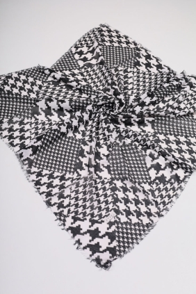 Eyfel Desenli Sökme Tülbent - Desen-04