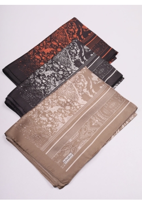 Levidor Desenli Hint İpeği Şal - Desen-05