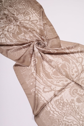 Levidor Desenli Hint İpeği Şal - Desen-05