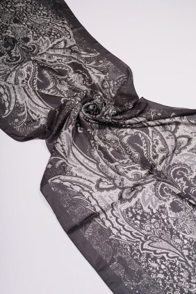 Levidor Desenli Hint İpeği Şal - Desen-05