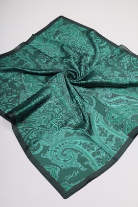 Hint İpek Desenli Vual Eşarp - Desen-02