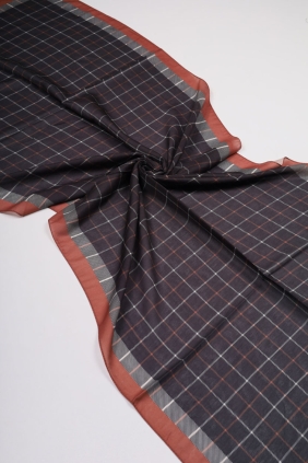 Scarfella Desenli Naturel Şal - Desen-59