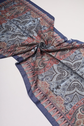 Scarfella Desenli Naturel Şal - Desen-63