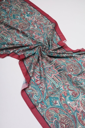 Scarfella Desenli Naturel Şal - Desen-65