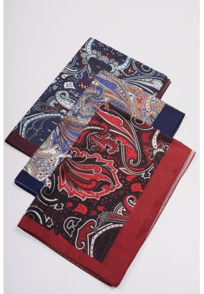 Scarfella Desenli Silk Licra Şal - Desen-03