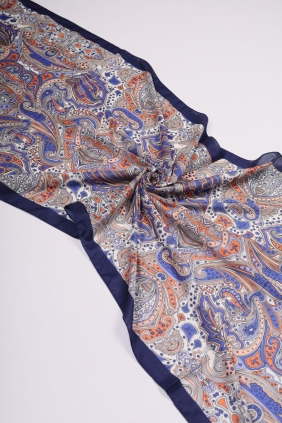 Scarfella Desenli Silk Licra Şal - Desen-03