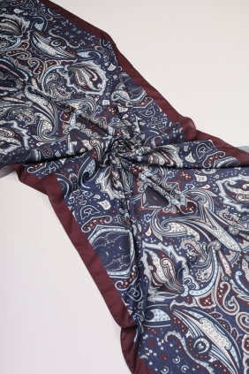Scarfella Desenli Silk Licra Şal - Desen-03