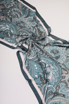 Scarfella Desenli Silk Licra Şal - Desen-04