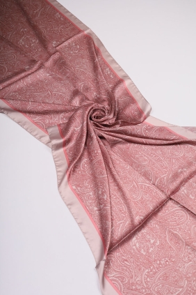 Levidor Desenli Hint İpeği Şal - Desen-08