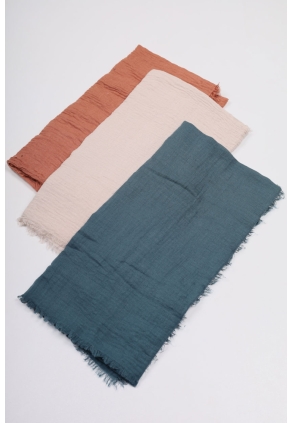 Poloist Düz Renk Bürümcük Şal - Desen-10