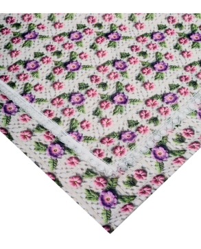 Baysem 200 X 200 cm. 3 Boyutlu Güpürlü Dijital Raşel Sofra Bezi - Masa Örtüsü