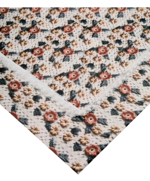 Baysem 200 X 300 cm. 3 Boyutlu Güpürlü Dijital Raşel Sofra Bezi - Masa Örtüsü