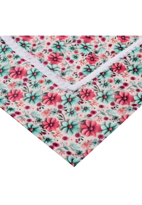 Baysem 200 X 400 cm. 3 Boyutlu Güpürlü Dijital Raşel Sofra Bezi - Masa Örtüsü