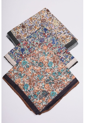 Scarfella Soft El Dikişli Eşarp Desen-305