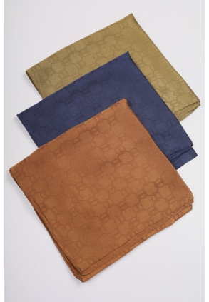 Hint İpek Kendinden Desenli Işıltı Eşarp - Desen-08