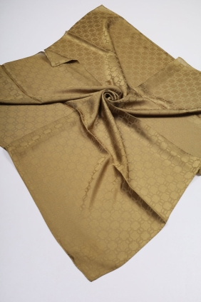 Hint İpek Kendinden Desenli Işıltı Eşarp - Desen-08