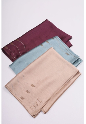 Five Taşlı Jan Jan Şal - Desen-02