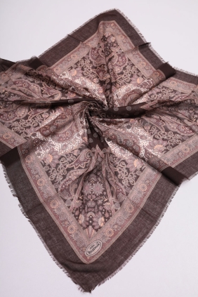 Yasemin İpek Desenli Sökme Tülbent - Desen-16