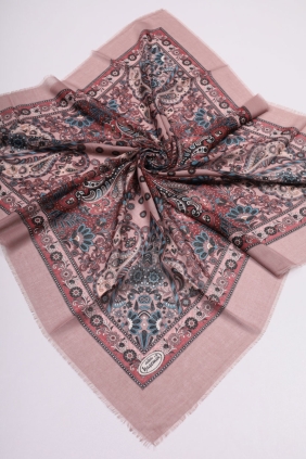 Yasemin İpek Desenli Sökme Tülbent - Desen-16