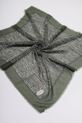 Yasemin İpek Desenli Sökme Tülbent - Desen-18