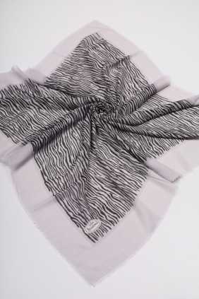 Yasemin İpek Desenli Sökme Tülbent - Desen-18