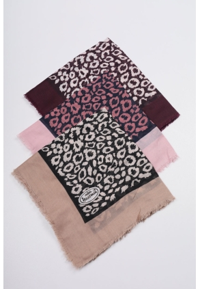 Yasemin İpek Desenli Sökme Tülbent - Desen-19