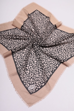 Yasemin İpek Desenli Sökme Tülbent - Desen-19