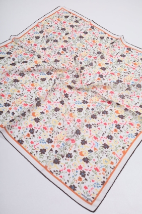 Mina Line Soft El Dikişli Eşarp - Desen-01