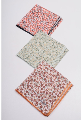 Mina Line Soft El Dikişli Eşarp - Desen-02