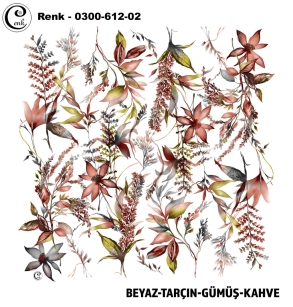 Cenk Desenli Oyalık Yazma - 0300-612