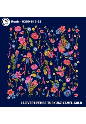 Cenk Desenli Oyalık Yazma - 0300-613