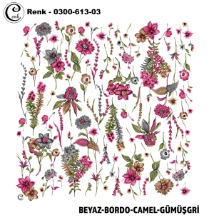 Cenk Desenli Oyalık Yazma - 0300-613