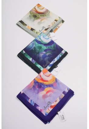 Scarfella Dijital Soft Eşarp - Desen-72