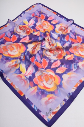 Scarfella Dijital Soft Eşarp - Desen-72