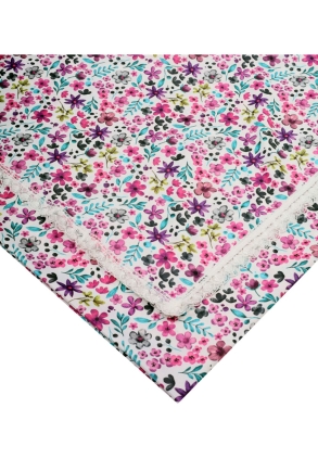 Baysem 200 X 200 cm. Güpürlü Dijital Raşel Masa Örtüsü - Sofra Bezi