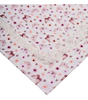 Baysem 200 X 200 cm. Güpürlü Dijital Raşel Masa Örtüsü - Sofra Bezi