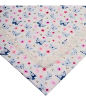 Baysem 200 X 200 cm. Güpürlü Dijital Raşel Masa Örtüsü - Sofra Bezi