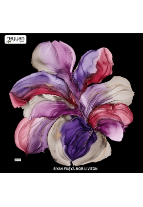 Reyyan İpek Desenli Oyalık Yazma - 14993