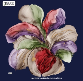 Reyyan İpek Desenli Oyalık Yazma - 14993