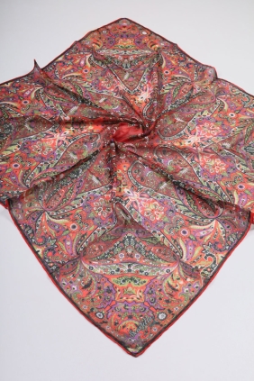 Scarfella Soft El Dikişli Eşarp Desen-307