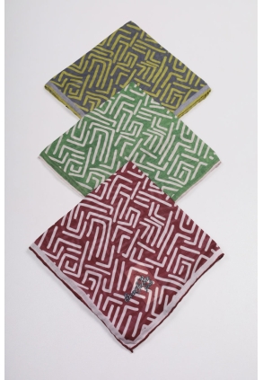 Scarfella Soft El Dikişli Eşarp Desen-309