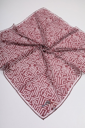 Scarfella Soft El Dikişli Eşarp Desen-309