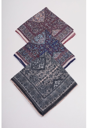 Scarfella Soft El Dikişli Eşarp Desen-310