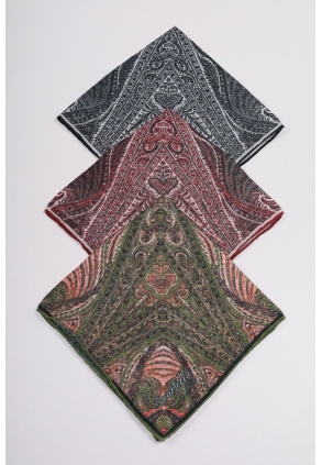 Scarfella Soft El Dikişli Eşarp Desen-311