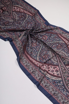 Scarfella Desenli Naturel Şal - Desen-72